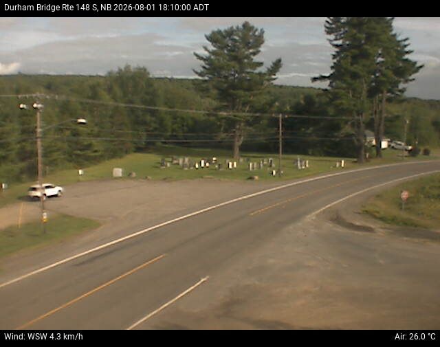 Web Cam image of Durham Bridge (NB Highway 148)