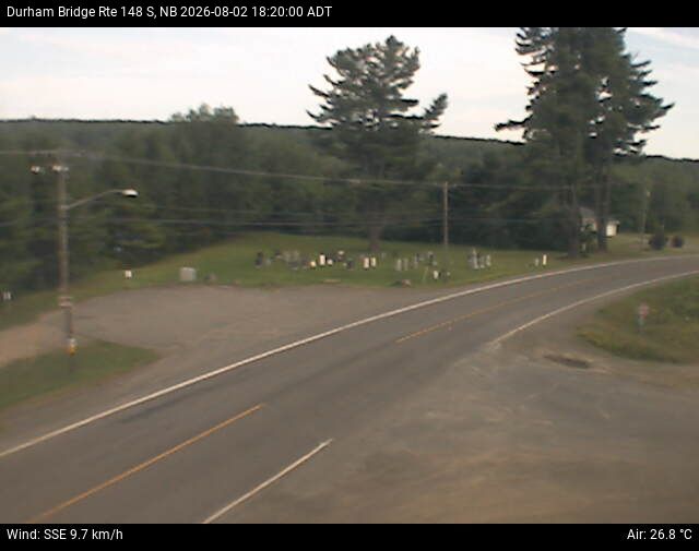 Web Cam image of Durham Bridge (NB Highway 148)
