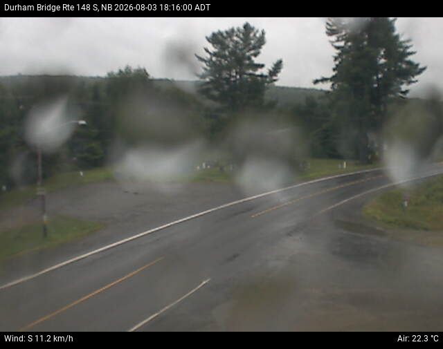 Web Cam image of Durham Bridge (NB Highway 148)