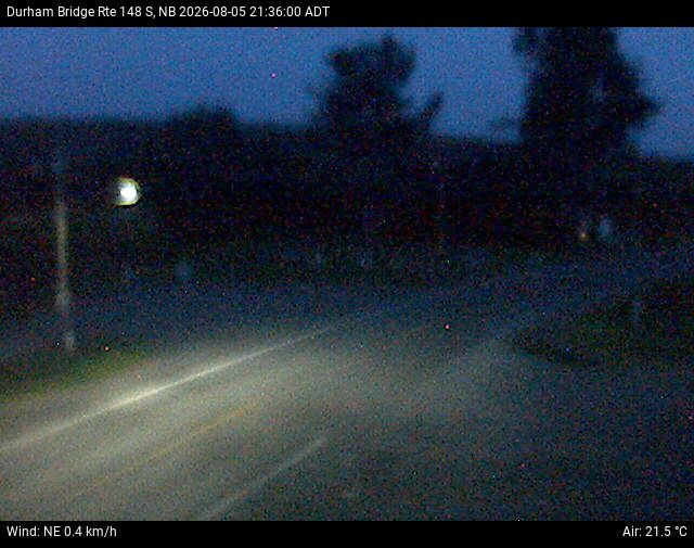 Web Cam image of Durham Bridge (NB Highway 148)