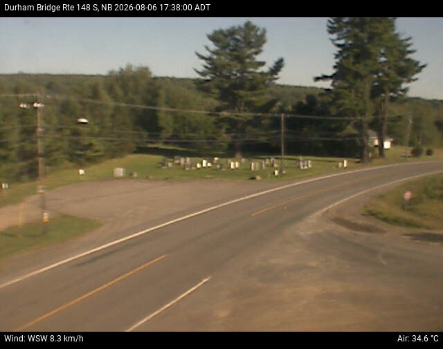 Web Cam image of Durham Bridge (NB Highway 148)