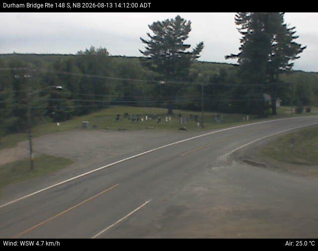 Web Cam image of Durham Bridge (NB Highway 148)