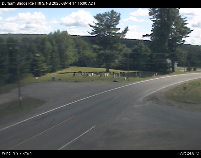 Web Cam image of Durham Bridge (NB Highway 148)