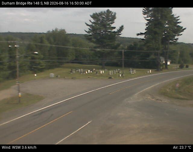 Web Cam image of Durham Bridge (NB Highway 148)