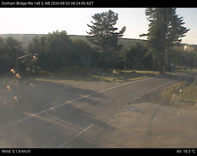 Web Cam image of Durham Bridge (NB Highway 148)