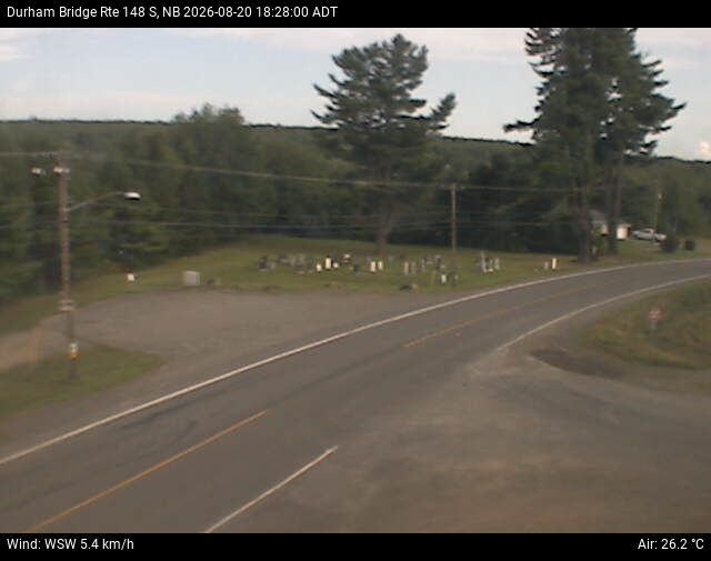 Web Cam image of Durham Bridge (NB Highway 148)