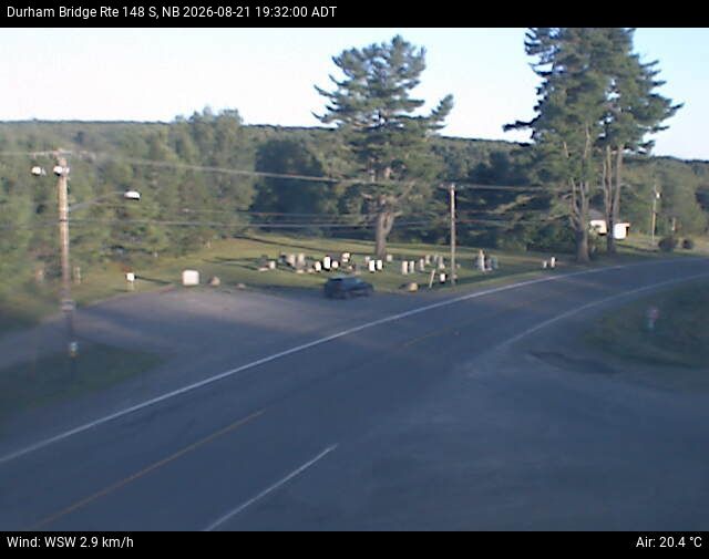Web Cam image of Durham Bridge (NB Highway 148)