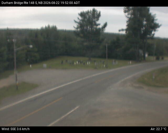 Web Cam image of Durham Bridge (NB Highway 148)