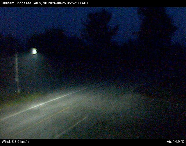Web Cam image of Durham Bridge (NB Highway 148)