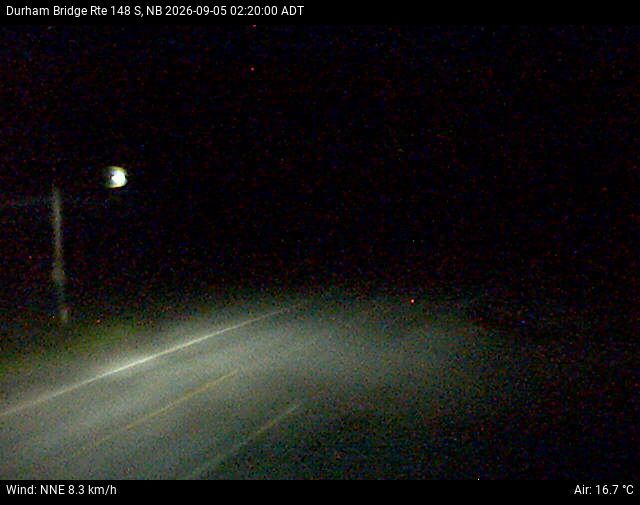 Web Cam image of Durham Bridge (NB Highway 148)