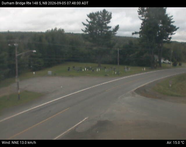 Web Cam image of Durham Bridge (NB Highway 148)