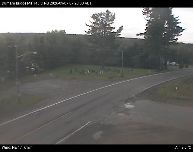 Web Cam image of Durham Bridge (NB Highway 148)