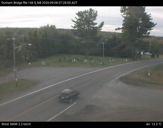 Web Cam image of Durham Bridge (NB Highway 148)