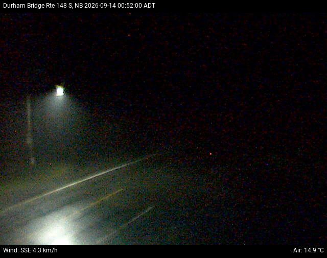Web Cam image of Durham Bridge (NB Highway 148)