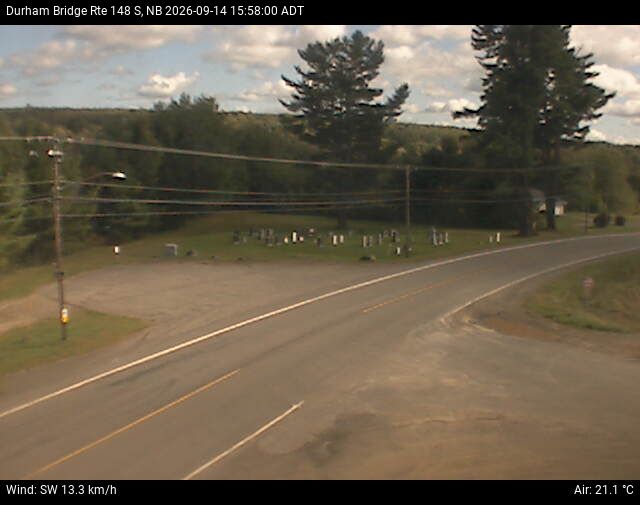 Web Cam image of Durham Bridge (NB Highway 148)