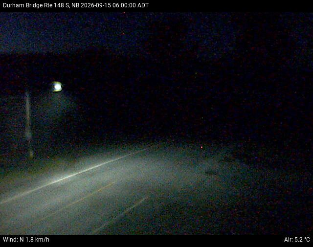 Web Cam image of Durham Bridge (NB Highway 148)