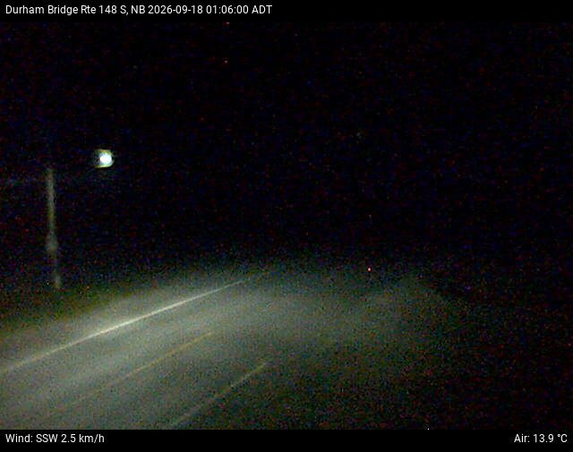 Web Cam image of Durham Bridge (NB Highway 148)