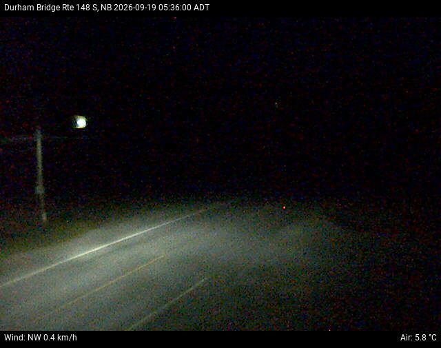 Web Cam image of Durham Bridge (NB Highway 148)