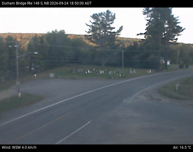 Web Cam image of Durham Bridge (NB Highway 148)