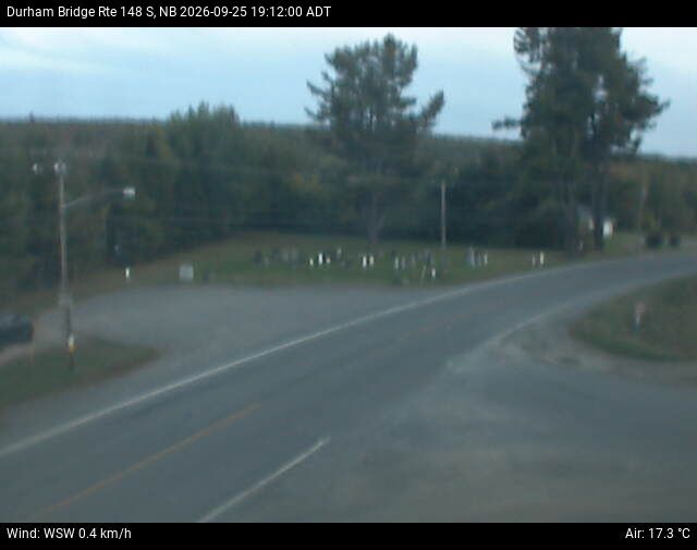 Web Cam image of Durham Bridge (NB Highway 148)
