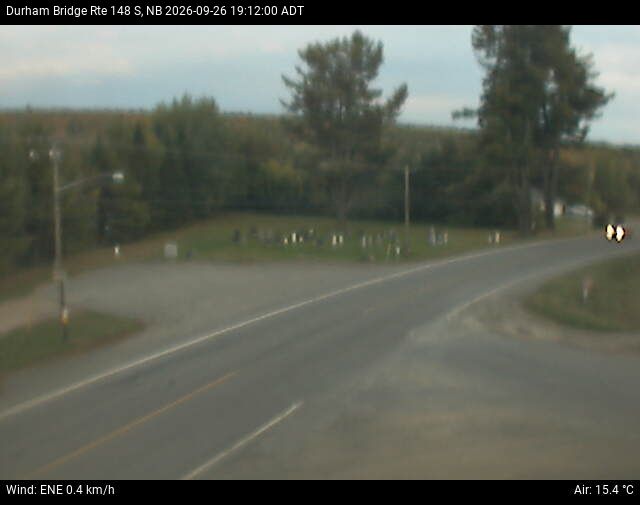 Web Cam image of Durham Bridge (NB Highway 148)