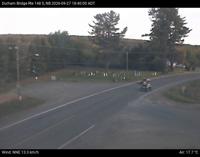 Web Cam image of Durham Bridge (NB Highway 148)