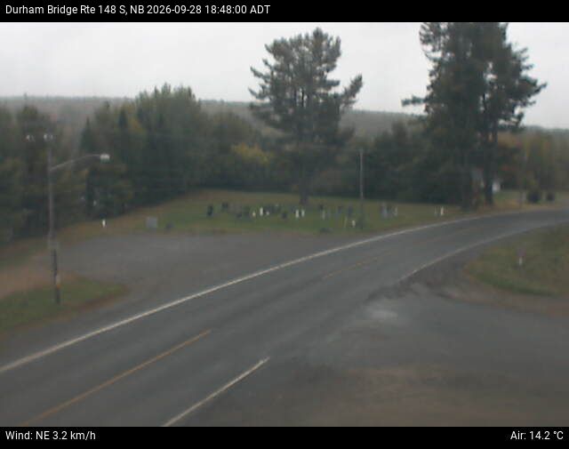 Web Cam image of Durham Bridge (NB Highway 148)