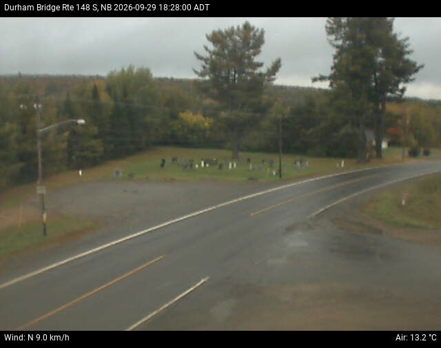 Web Cam image of Durham Bridge (NB Highway 148)
