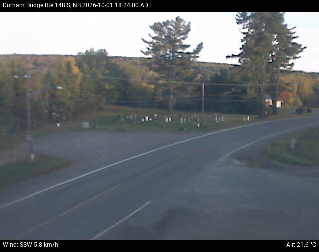Web Cam image of Durham Bridge (NB Highway 148)