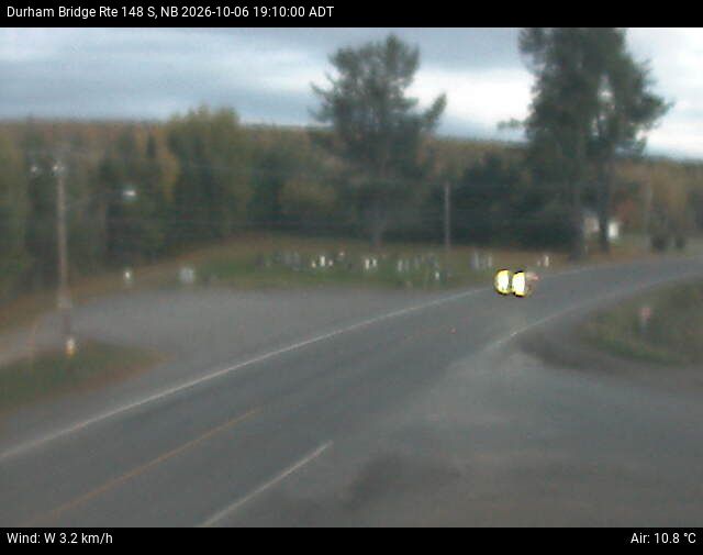 Web Cam image of Durham Bridge (NB Highway 148)