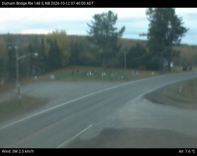 Web Cam image of Durham Bridge (NB Highway 148)