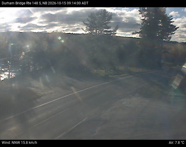 Web Cam image of Durham Bridge (NB Highway 148)