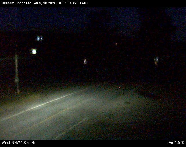 Web Cam image of Durham Bridge (NB Highway 148)