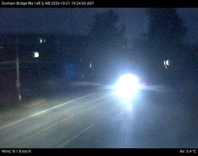 Web Cam image of Durham Bridge (NB Highway 148)