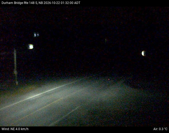 Web Cam image of Durham Bridge (NB Highway 148)