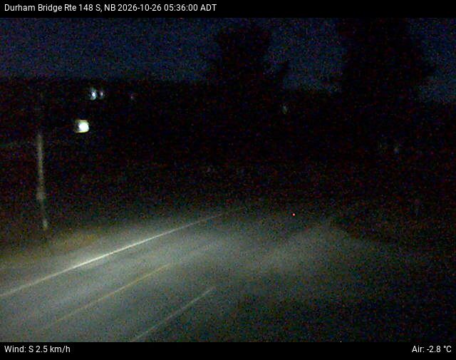 Web Cam image of Durham Bridge (NB Highway 148)
