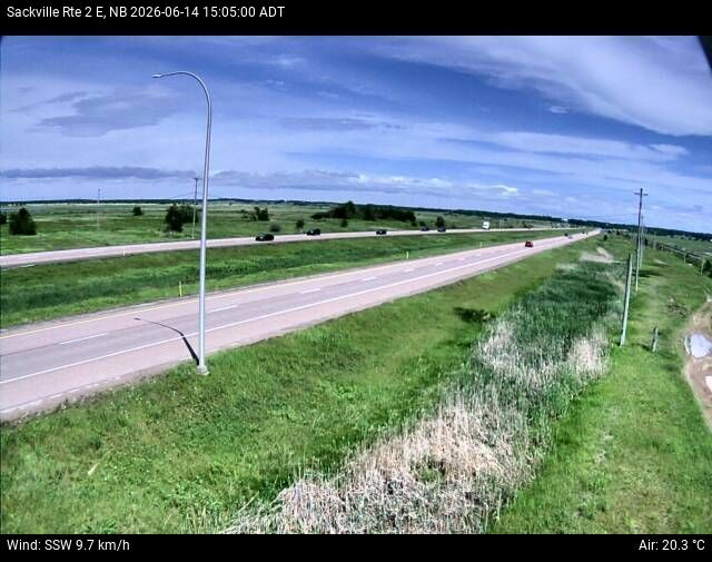 Web Cam image of Sackville (NB Highway 2)