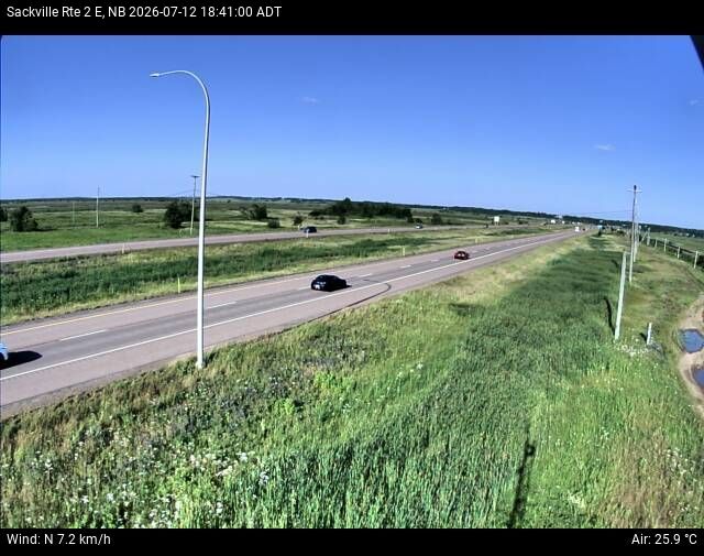Web Cam image of Sackville (NB Highway 2)