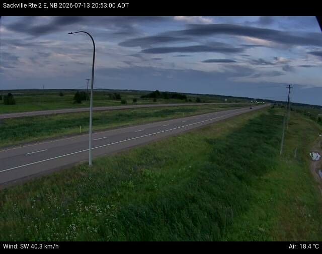 Web Cam image of Sackville (NB Highway 2)