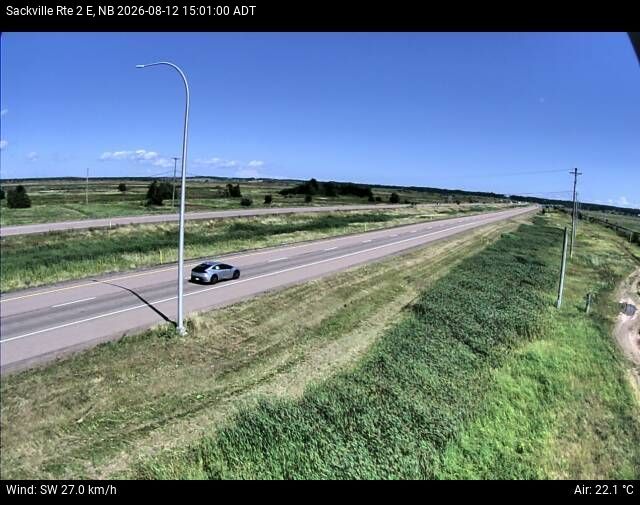Web Cam image of Sackville (NB Highway 2)