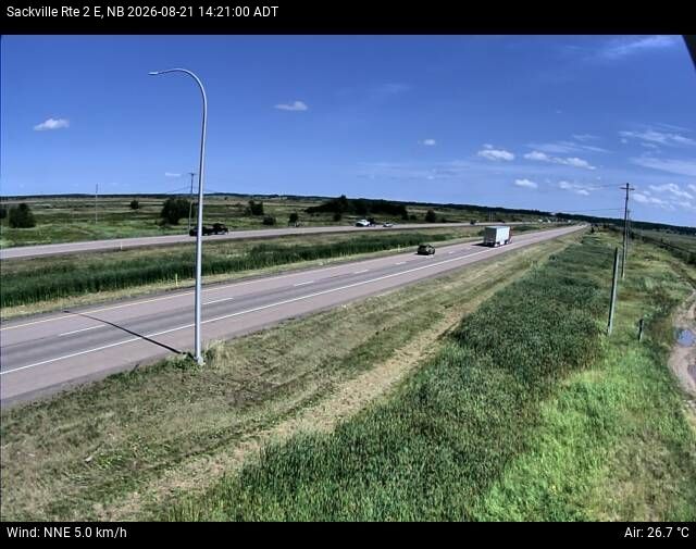 Web Cam image of Sackville (NB Highway 2)