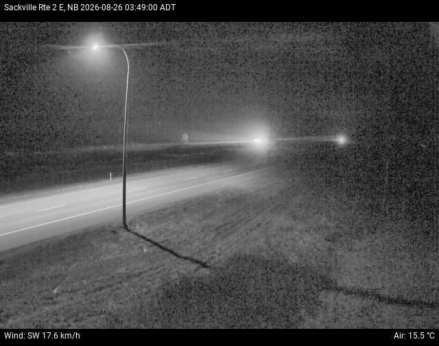 Web Cam image of Sackville (NB Highway 2)