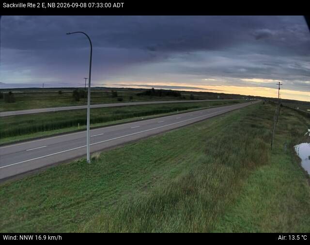 Web Cam image of Sackville (NB Highway 2)