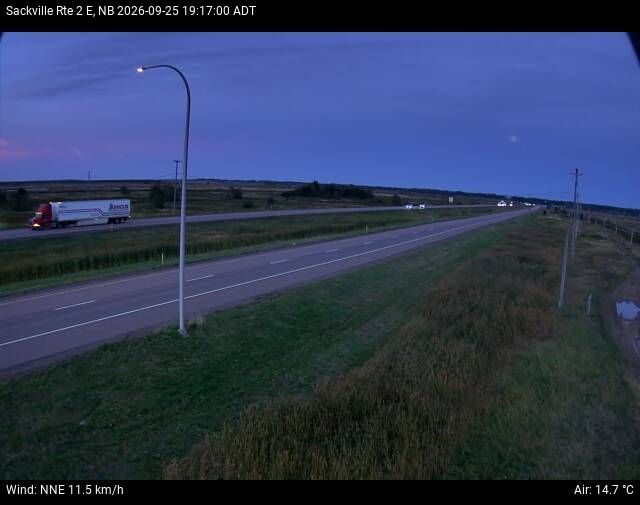 Web Cam image of Sackville (NB Highway 2)