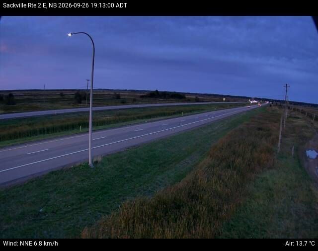 Web Cam image of Sackville (NB Highway 2)