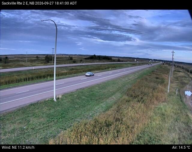 Web Cam image of Sackville (NB Highway 2)