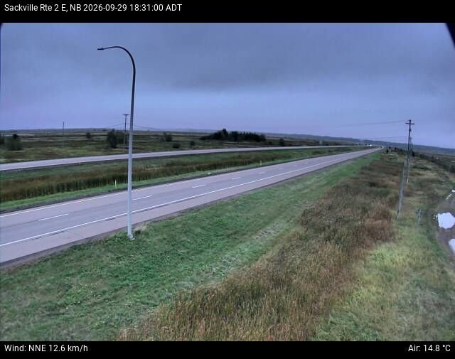 Web Cam image of Sackville (NB Highway 2)