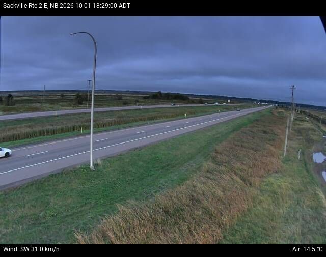 Web Cam image of Sackville (NB Highway 2)