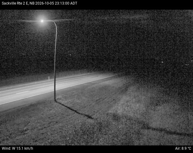 Web Cam image of Sackville (NB Highway 2)