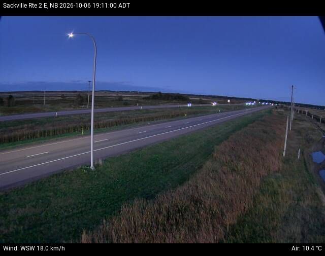 Web Cam image of Sackville (NB Highway 2)